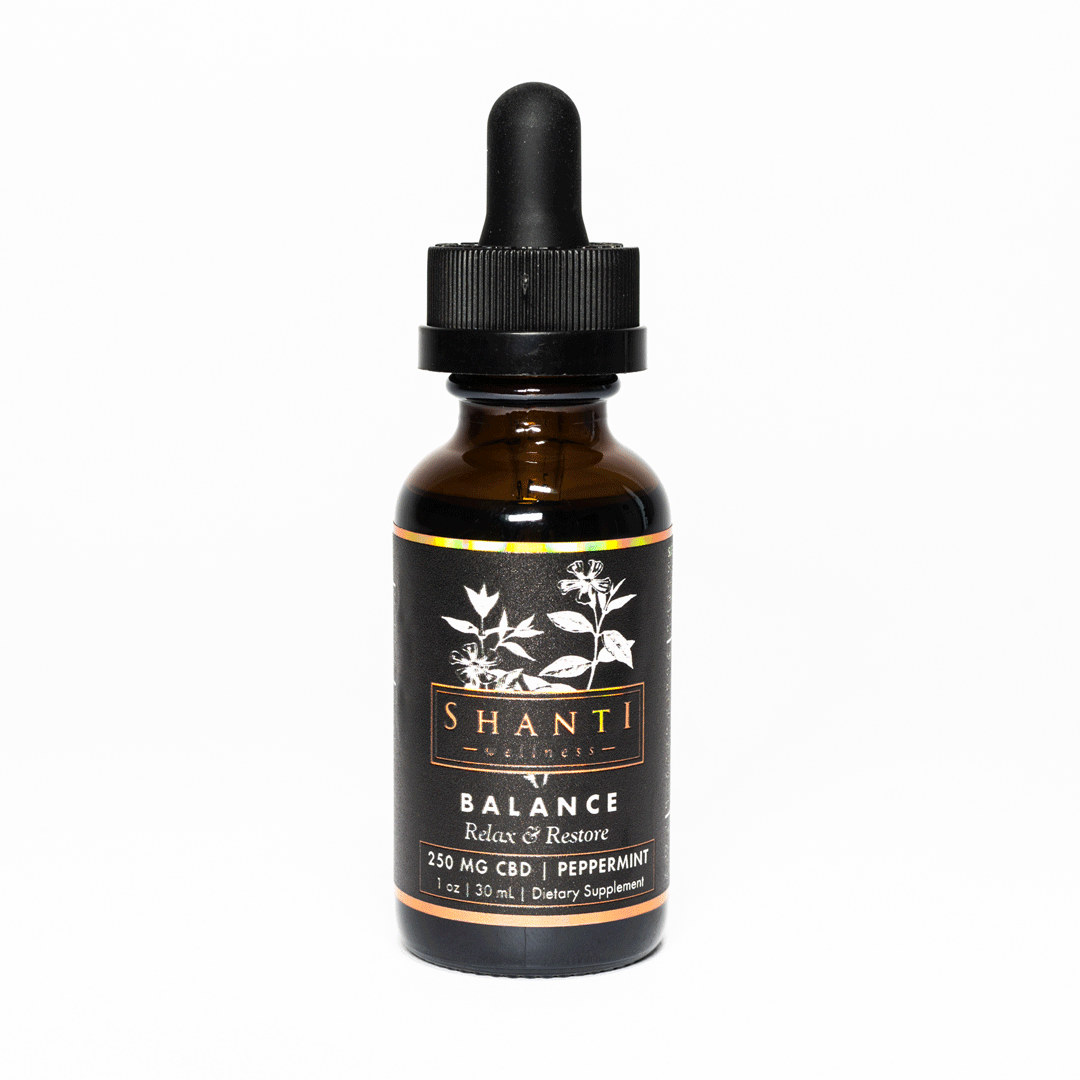 Balance CBD Oil 250mg - Peppermint - Shanti Wellness